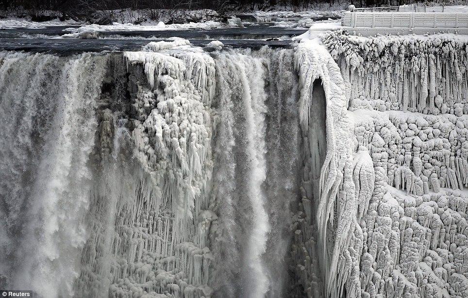 article 0 1A81C46F00000578 247 964x615 10 завораживающих фото замерзшего Ниагарского водопада