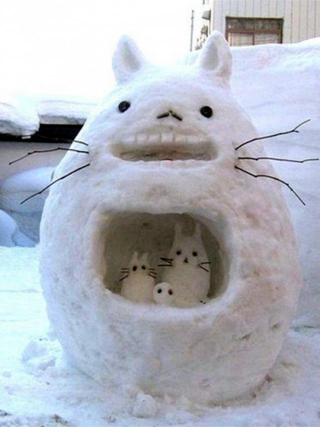 이러한 다른 눈사람 snowmen15
