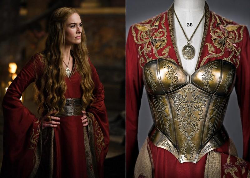 collage cersei red s Поразительные детали костюмов Игры престолов