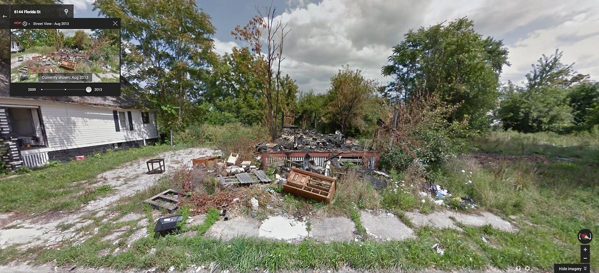 DetroitGSV03 Печальное и впечатляющее зрелище — разрушения в Детройте за последние 5 лет