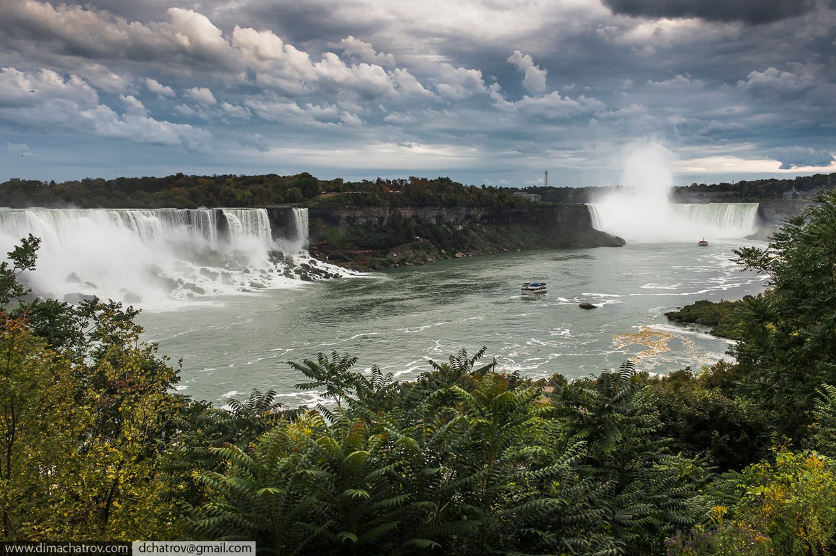 Niagaraoutside02 Ниагарский водопад. Вид изнутри