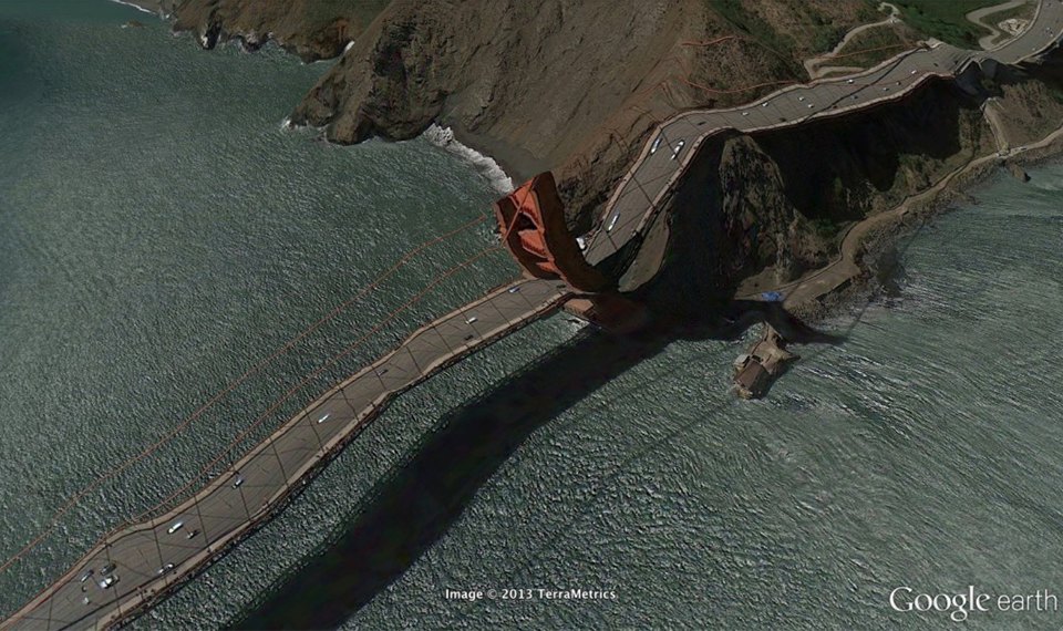 fcukreality10 32 фотографии из Google Earth, противоречащие здравому смыслу