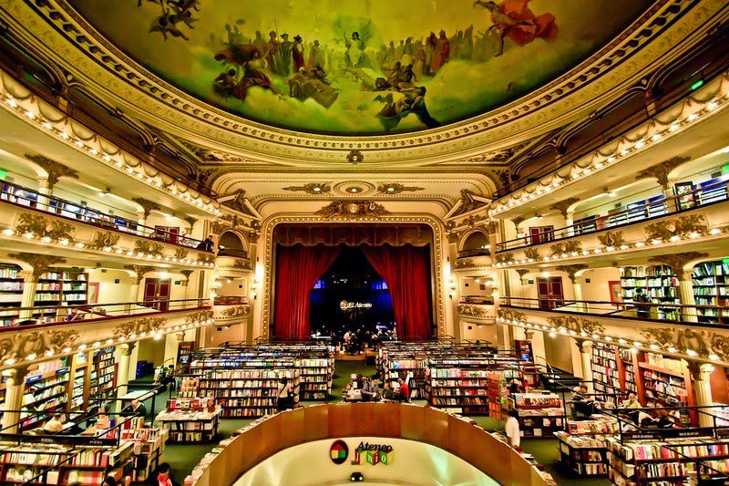 ElAteneoGrandSplendid00 El Ateneo Grand Splendid — самый красивый книжный магазин