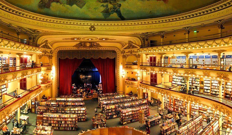 ElAteneoGrandSplendid03 El Ateneo Grand Splendid — самый красивый книжный магазин