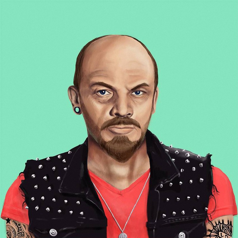 hipstory05 800x800 Если бы исторические личности были хипстерами…