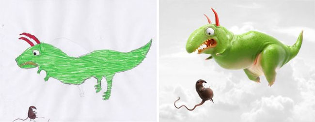 Проект «Монстры»: художники создают фантастические миры по мотивам детских 