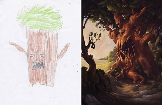 Проект «Монстры»: художники создают фантастические миры по мотивам детских 