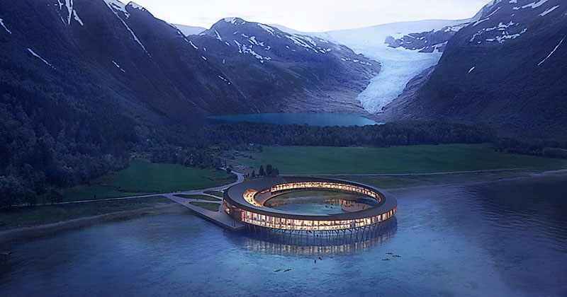 Скандинавский суперпроект: отель на солнечных батареях в арктическом климате