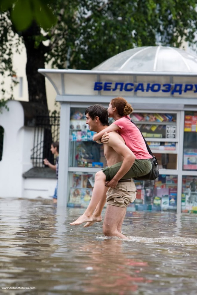 Фотография: Новый потоп в Минске 24 июля 2009 года №24 - BigPicture.ru