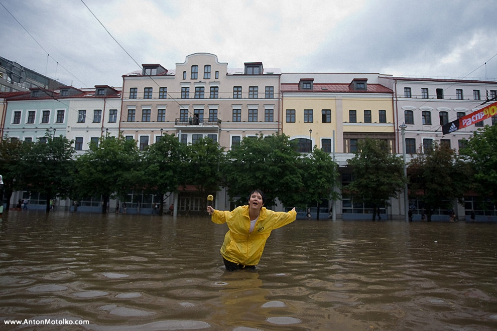 Фотография: Новый потоп в Минске 24 июля 2009 года №37 - BigPicture.ru