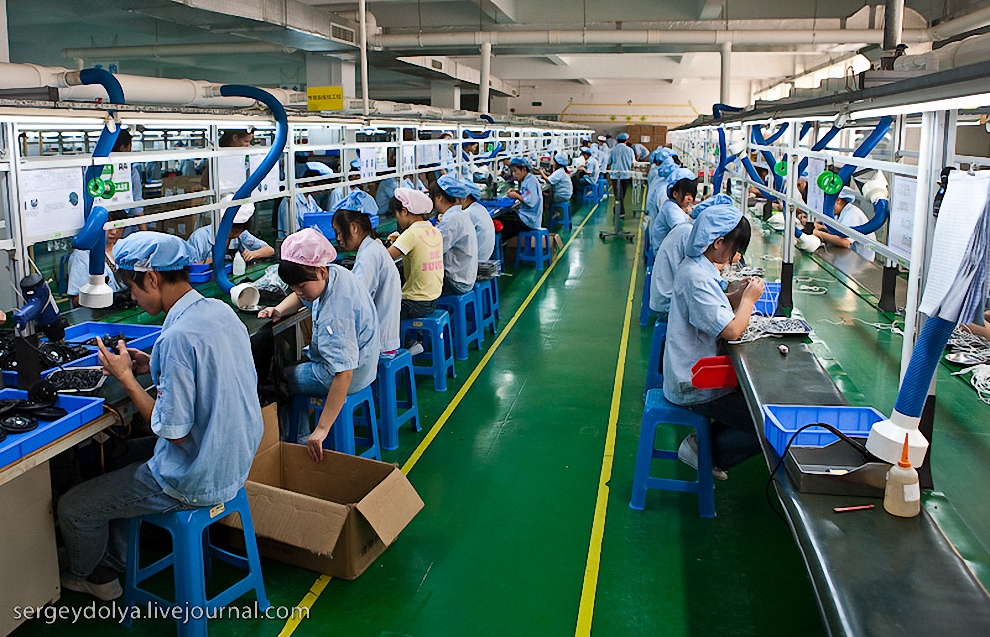Фотография: Рабочие на китайских заводах (Часть 2) №5 - BigPicture.ru