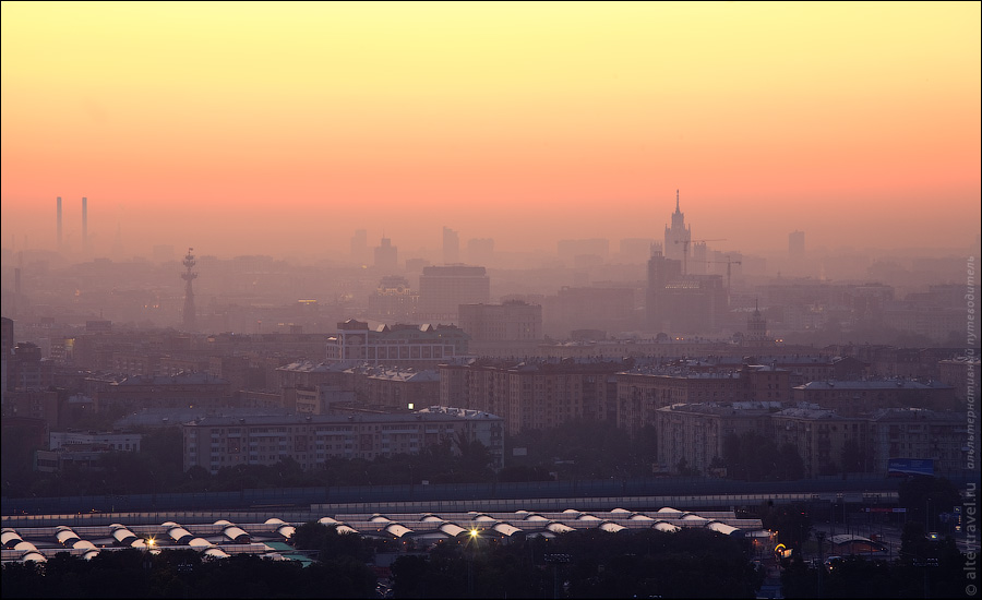 Фотография: Рассвет над Москвой №6 - BigPicture.ru