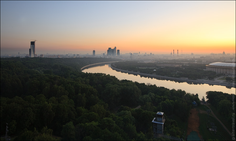 Фотография: Рассвет над Москвой №13 - BigPicture.ru
