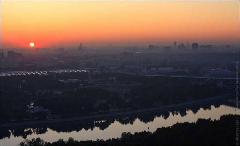 Фотография: Рассвет над Москвой №1 - BigPicture.ru