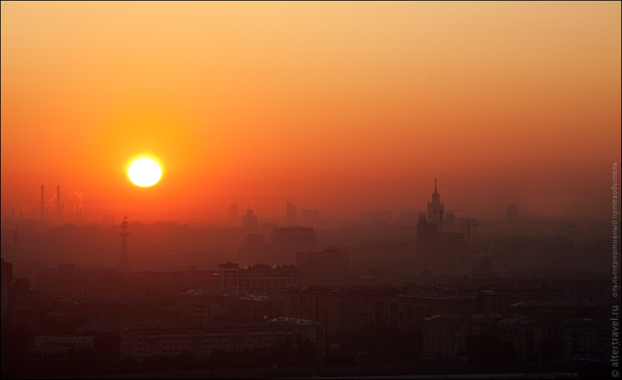 Фотография: Рассвет над Москвой №16 - BigPicture.ru