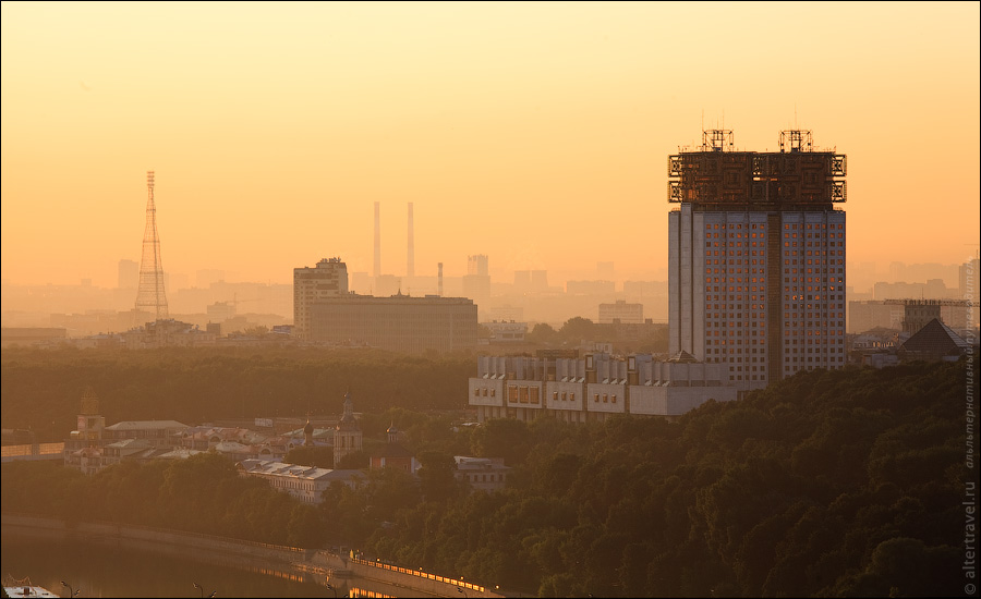 Фотография: Рассвет над Москвой №24 - BigPicture.ru