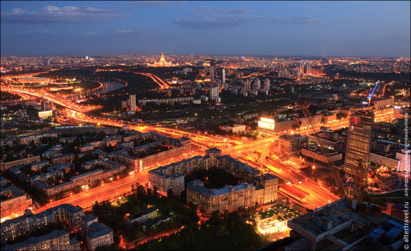 Фотография: Виды на Москву с 77 этажа (Часть 2) №1 - BigPicture.ru