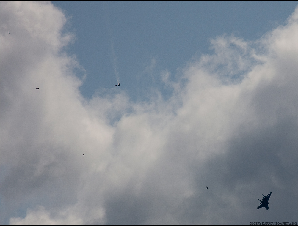 Фотография: Столкновение самолётов на авиасалоне МАКС №3 - BigPicture.ru