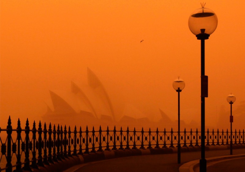 Фотография: Пыльная буря в Австралии №1 - BigPicture.ru