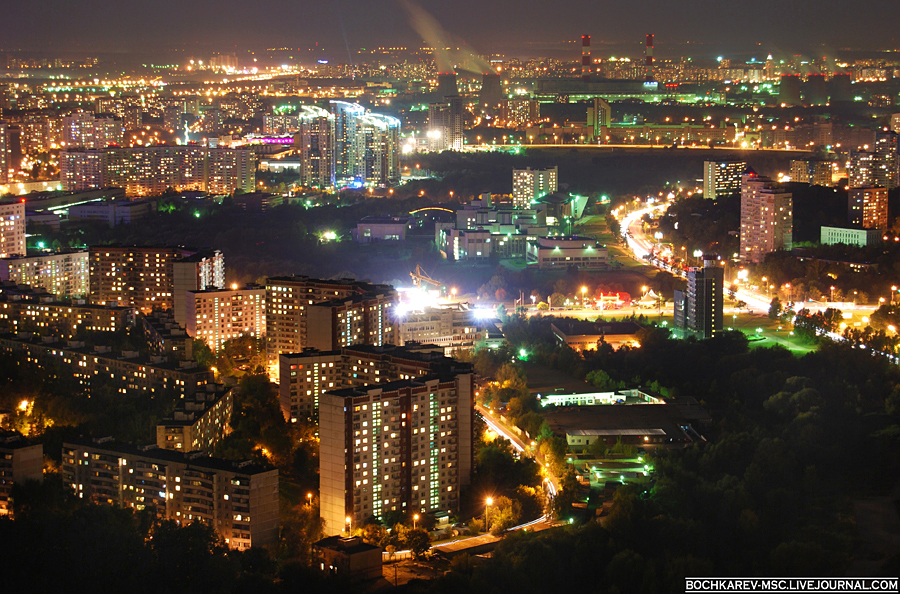 Фотография: Вечерняя Москва с 50-го этажа №10 - BigPicture.ru