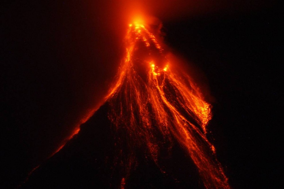 Фотография: Извержение вулкана на Филиппинах №4 - BigPicture.ru
