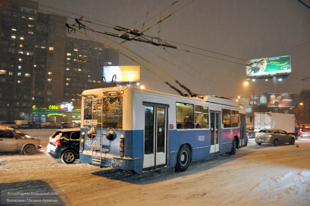 Фотография: Необычный снегопад в Москве №12 - BigPicture.ru