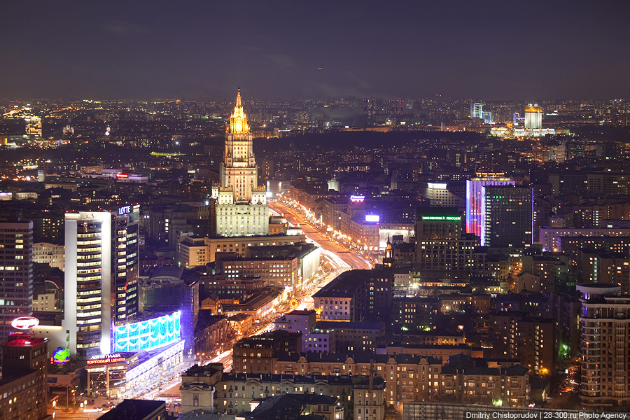 Фотография: Вид с высотки на Кудринской площади №14 - BigPicture.ru
