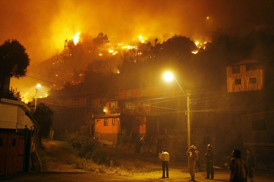 Фотография: Лесные пожары в Чили №10 - BigPicture.ru