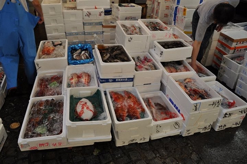 Фотография: Рыбный рынок Цукидзи в Токио №3 - BigPicture.ru