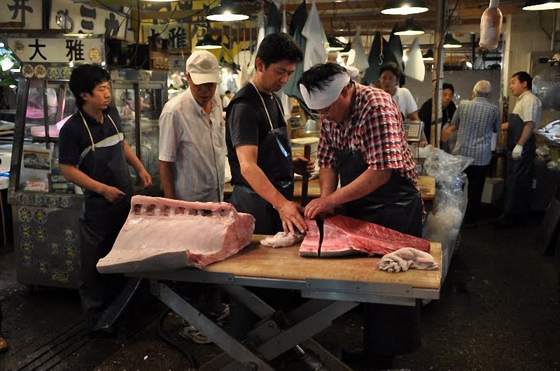 Фотография: Рыбный рынок Цукидзи в Токио №4 - BigPicture.ru