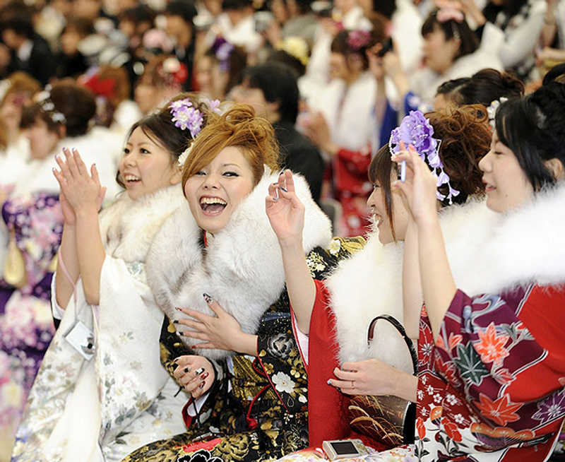Фотография: Как празднуют День совершеннолетия в Японии №5 - BigPicture.ru
