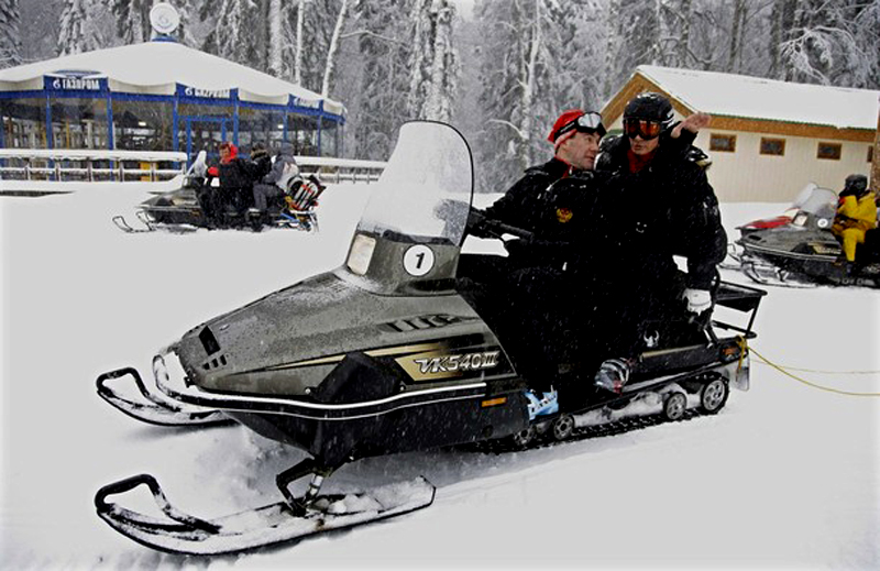 Фотография: Путин и Медведев на горнолыжном курорте Красная поляна №7 - BigPicture.ru