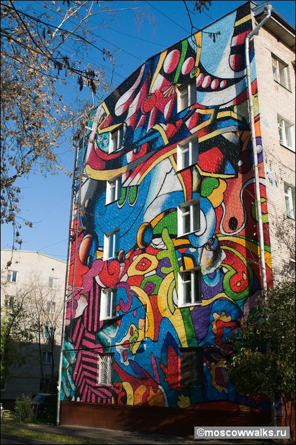 Фотография: Район граффити на Бабушкинской №15 - BigPicture.ru