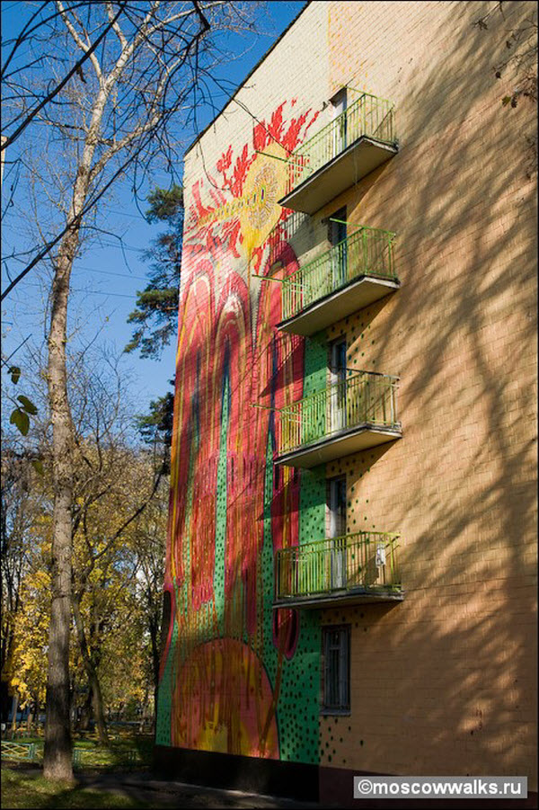 Фотография: Район граффити на Бабушкинской №29 - BigPicture.ru