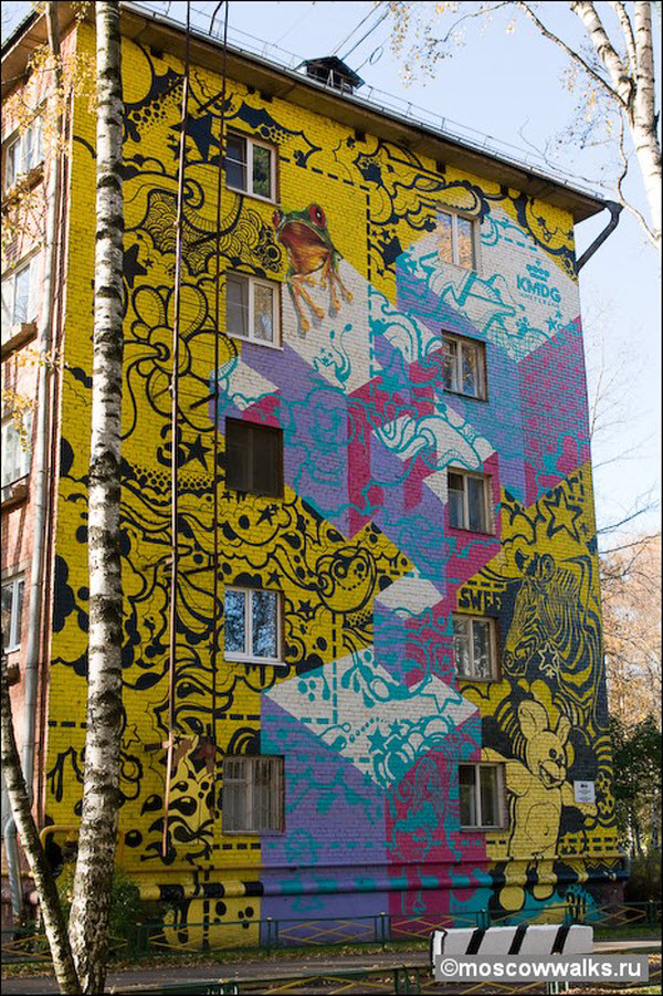 Фотография: Район граффити на Бабушкинской №30 - BigPicture.ru