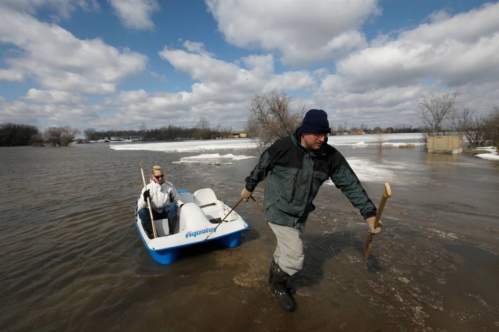 Фотография: Наводнение в штате Северная Дакота №5 - BigPicture.ru