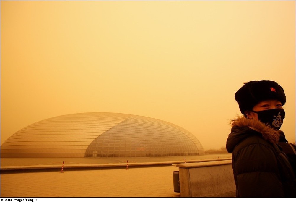 Фотография: Пыльная буря в Пекине №3 - BigPicture.ru