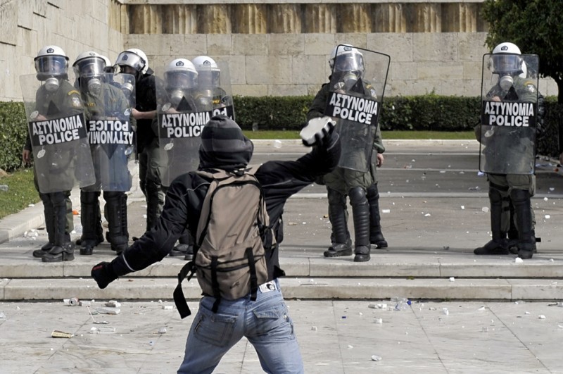 Фотография: Беспорядки в Греции №1 - BigPicture.ru