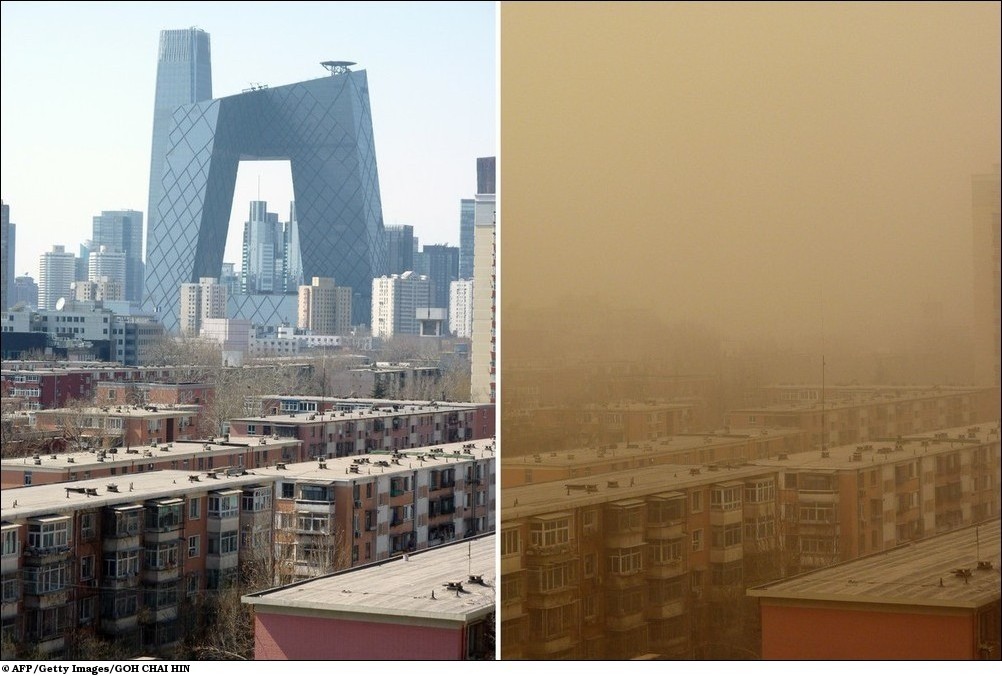 Фотография: Пыльная буря в Пекине №9 - BigPicture.ru