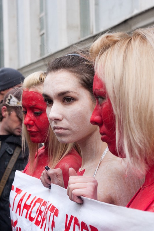 Фотография: Акция протеста у посольства Канады №7 - BigPicture.ru