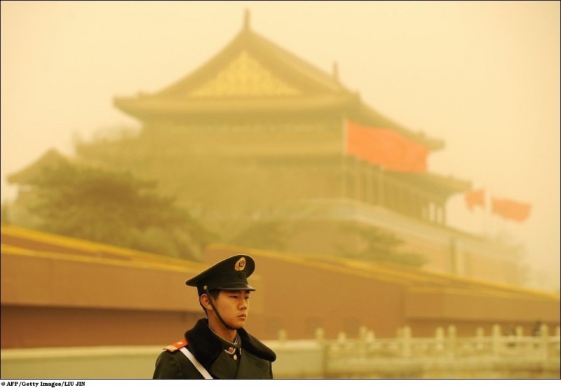 Фотография: Пыльная буря в Пекине №1 - BigPicture.ru