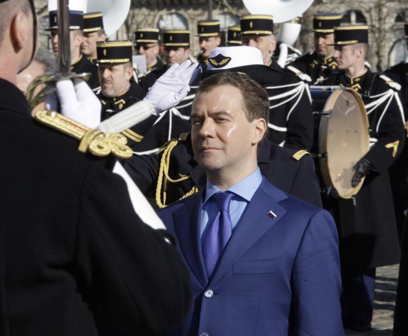 Фотография: Визит президента Медведева в Париж №2 - BigPicture.ru