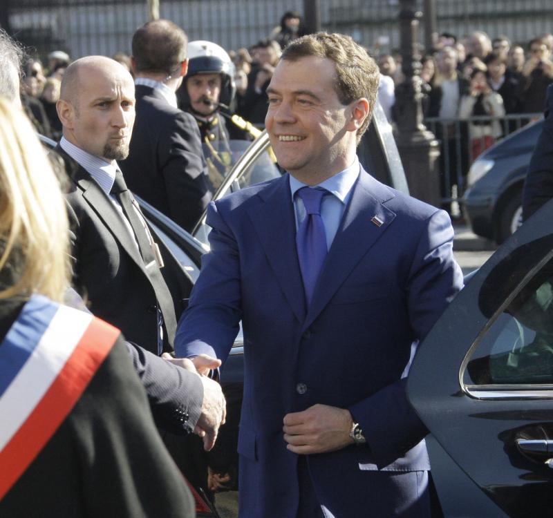 Фотография: Визит президента Медведева в Париж №7 - BigPicture.ru