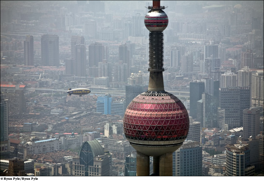 Фотография: Строительство Шанхайского всемирного финансового центра №6 - BigPicture.ru