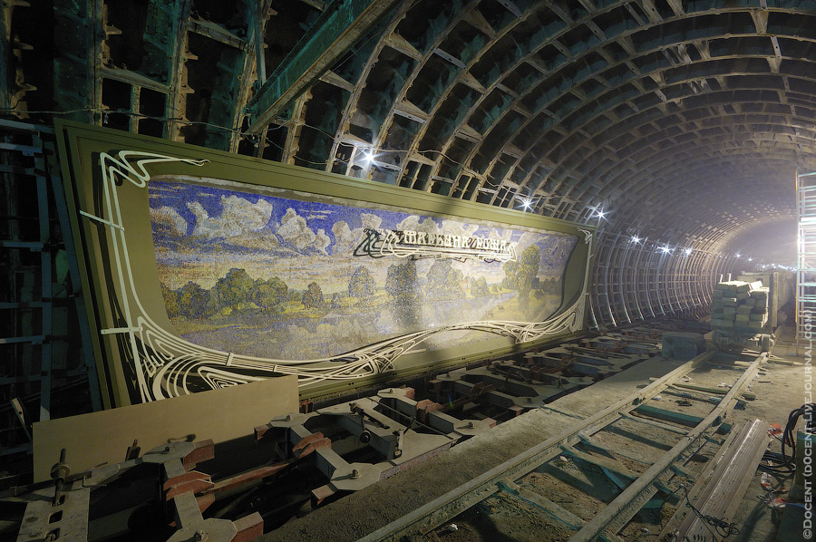 Фотография: Станция Марьина роща (месяц до открытия) №13 - BigPicture.ru