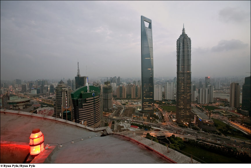 Фотография: Строительство Шанхайского всемирного финансового центра №16 - BigPicture.ru