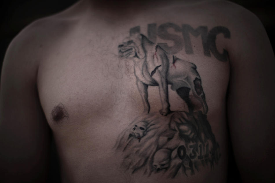 Фотография: Татуировки американских морпехов в Афганистане №5 - BigPicture.ru