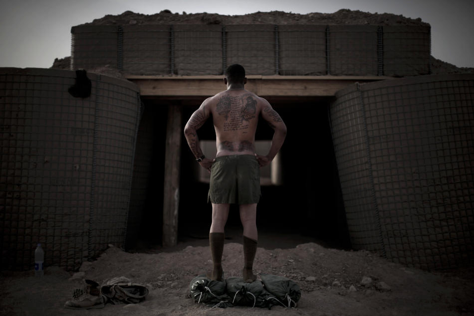 Фотография: Татуировки американских морпехов в Афганистане №9 - BigPicture.ru