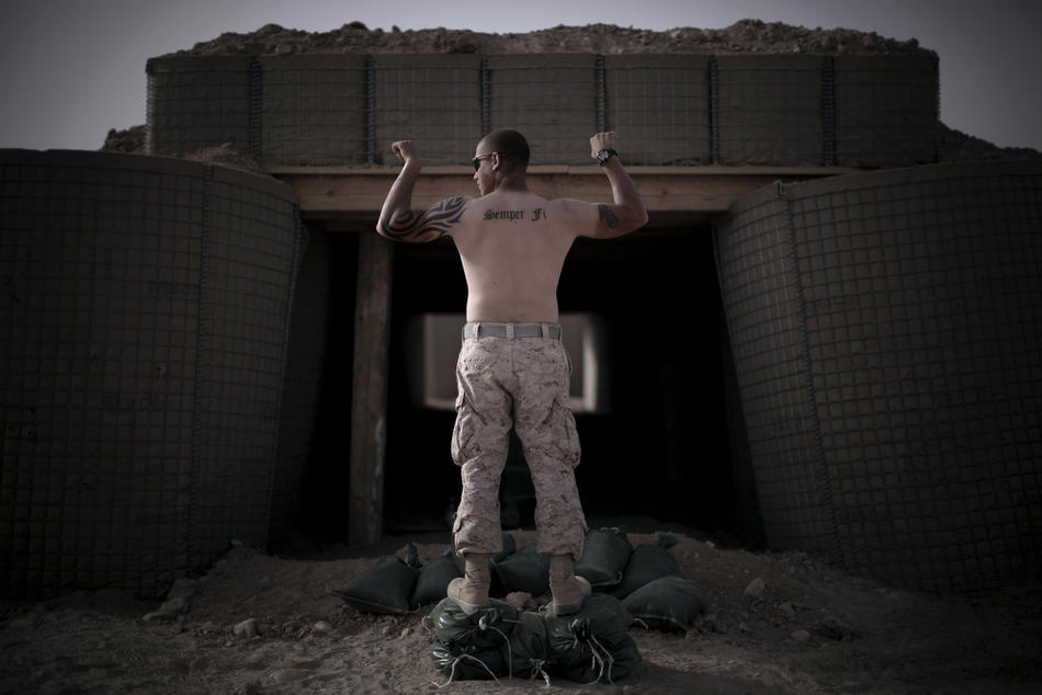 Фотография: Татуировки американских морпехов в Афганистане №16 - BigPicture.ru