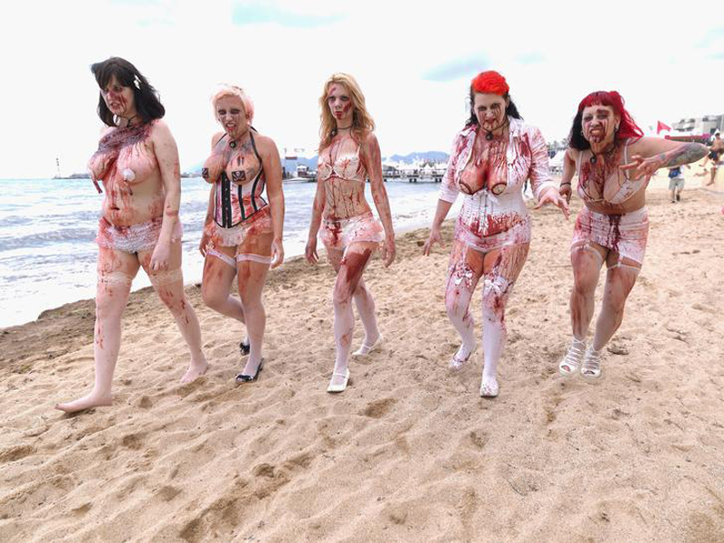 Фотография: Зомби на пляже в Каннах №2 - BigPicture.ru